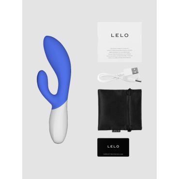 Lelo Ina Wave 2 California Sky Rabbit Vibrator[Blue], Blue - Amorana