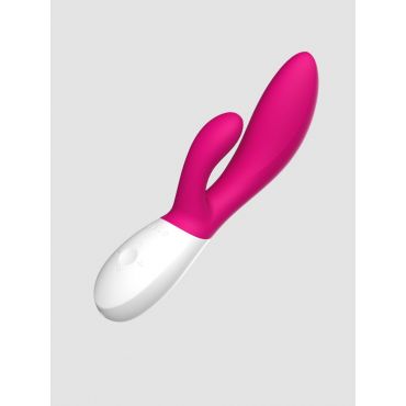 Lelo Ina Wave 2 Cerise Rabbit Vibrator, Pink - Amorana