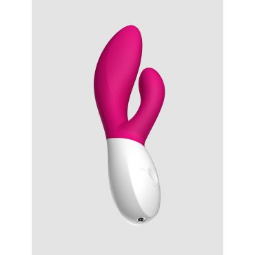Lelo Ina Wave 2 Cerise Rabbit Vibrator, Pink - Amorana