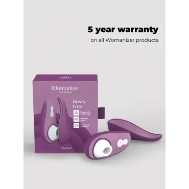 Womanizer Liberty 2 Travel Clitoral Suction Stimulator Purple, Lilac - Amorana