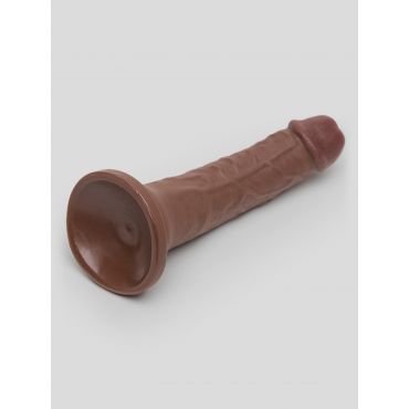 Lifelike Lover Ultra Realistic Suction Cup Dildo 17,5 cm, Flesh Brown - Amorana