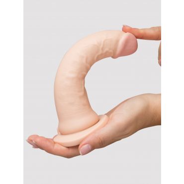 Lifelike Lover Ultra Realistic Suction Cup Dildo 17,5 cm, Flesh Brown - Amorana