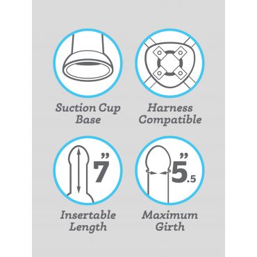 Lifelike Lover Ultra Realistic Suction Cup Dildo 17,5 cm, Flesh Pink - Amorana