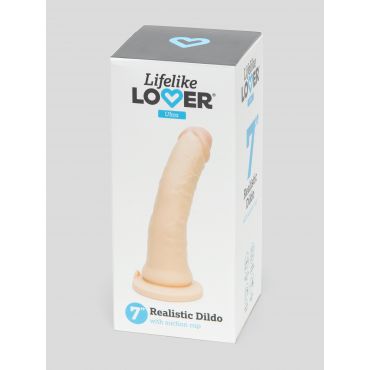 Lifelike Lover Ultra Realistic Suction Cup Dildo 17,5 cm, Flesh Pink - Amorana