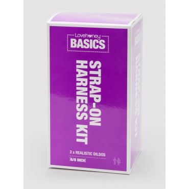 BASICS Strap-On Harness Kit with 2 Dildos - Amorana