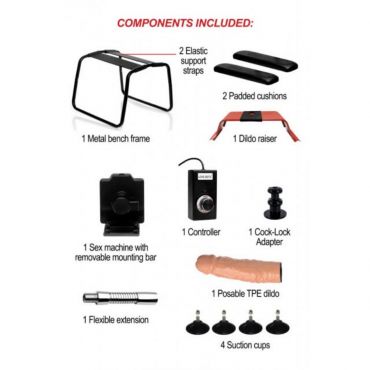 LoveBotz Banging Bench Sexmaschine / Fickmaschine - Amorana