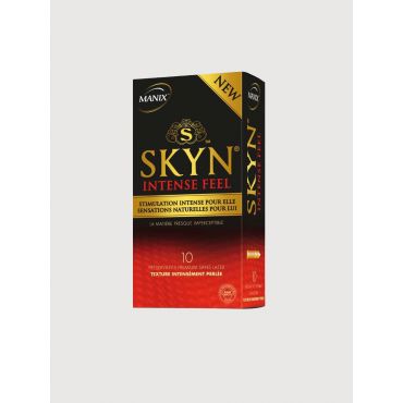 Manix Skyn Intense Feel Latex Free Condoms, 10 Pieces - Amorana