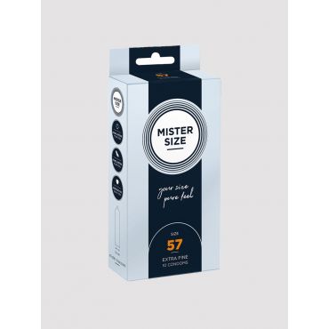Mister Size 57 Thin Condoms, Neutral, 10 Pieces - Amorana