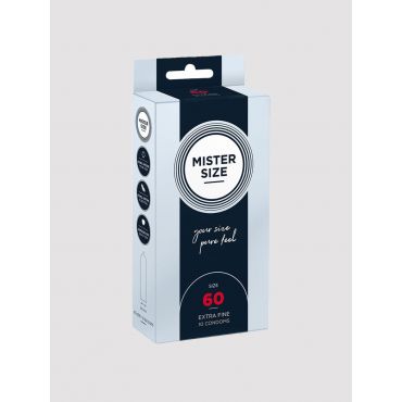 Mister Size 60 Thin Condoms, Neutral, 10 Pieces - Amorana