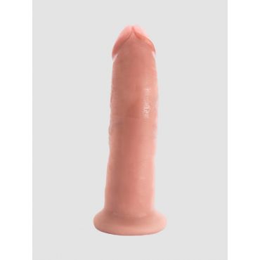 King Cock Ultra Realistic Girthy Suction Cup Dildo 9 Inch / 23 cm Flesh Pink, Flesh Pink - Amorana