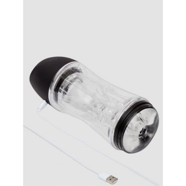 PDX-Elite ViewTube Pro Vibrating Masturbator with Super Suction Function - Amorana