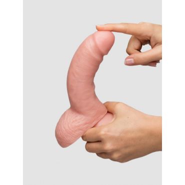 King Cock Realistic Design Dildo with Testicles and Suction Cup - Amorana