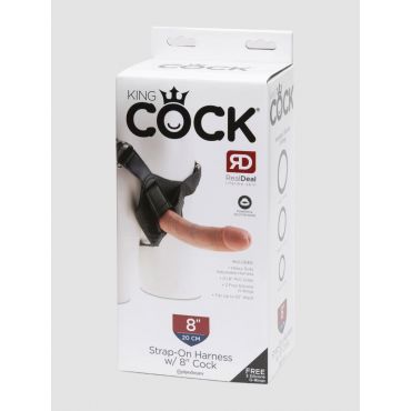 King Cock Strap On Harness Kit with Realistic Dildo - Amorana
