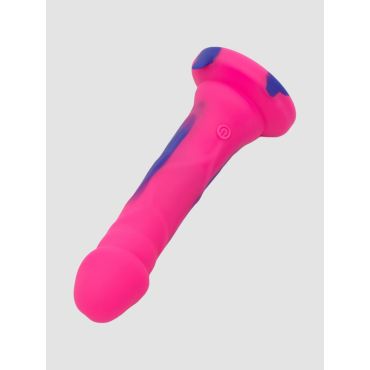 Lifelike Lover Multicoloured Silicone Vibrating Dildo - Amorana