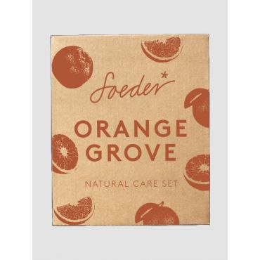 Soeder Gift Box Orange Grove Natural Soap and Lotion - Amorana
