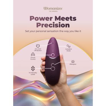 Womanizer Next Clitoral Suction Stimulator [Purple], Purple - Amorana