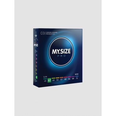 Mysize My.size Pro 47 3er Kondom, 3 Pieces - Amorana