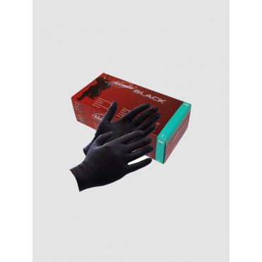 Ninja-black Latex Gloves Sexy Gloves - Amorana