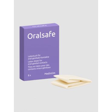 MEDintim Oralsafe Dental Dams, Vanilla - Amorana