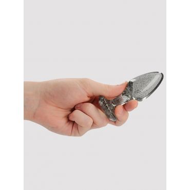 Ouch Acrylic Silverchip Anal Plug, Silver - Amorana