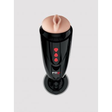 PDX-Elite Dirty Talk Stroker Vibrating Masturbator - Amorana
