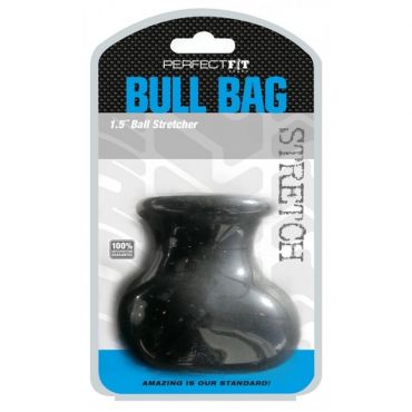Perfect-Fit Bull Bag Testicle ring, Black - Amorana
