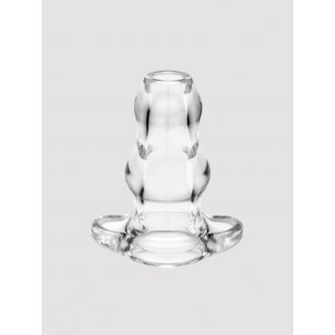 Perfect-Fit Double Tunnel Medium Anal plug, Transparently - Amorana