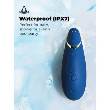 Womanizer Premium 2 Pleasure Air Clitoral Stimulator, Blueberry - Amorana