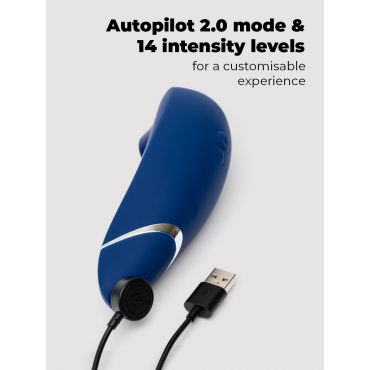 Womanizer Premium 2 Pleasure Air Clitoral Stimulator, Blueberry - Amorana