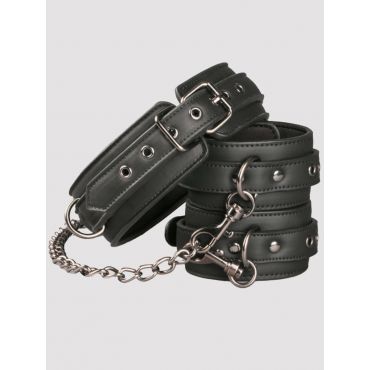EasyToys Restraint Set Cuffs, Black - Amorana