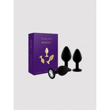 Rianne-S Booty Plug Set Anal plug, Black - Amorana