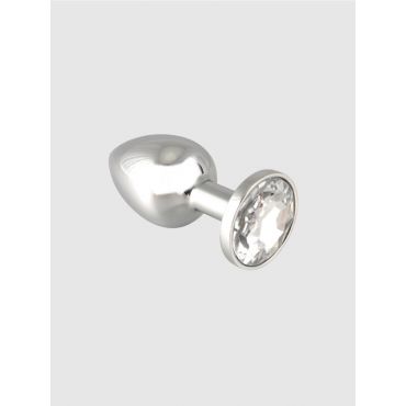 Rimba Small Stainless Steel Anal Plug, White - Amorana
