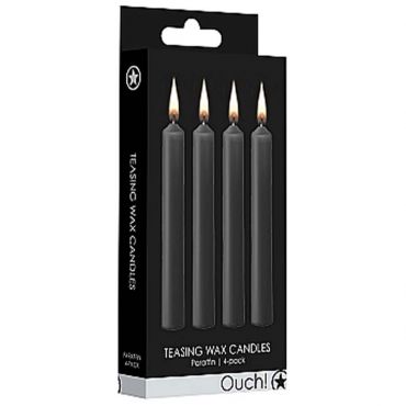 Ouch Wax Play Massagekerze, Black - Amorana