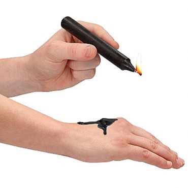 Ouch Wax Play Massagekerze, Black - Amorana