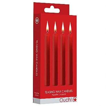 Ouch Wax Play Massagekerze, Red - Amorana