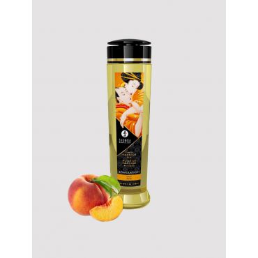 Shunga Stimulation Massage Oil, Peach, 240 Ml, 1 Pieces - Amorana
