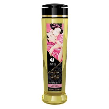 Shunga Aphrodisia Massage Oil, Rose - Amorana