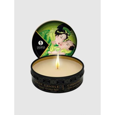 Shunga Massage Scented Massage Candle, Exotic Green Tea - Amorana