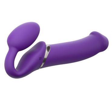strap-on-me Vibrating Bendable Strap-on Strap-on Dildo, Extra Large - Amorana