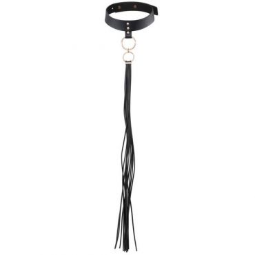 Bijoux-Indiscrets MAZE Tassel-Choker Erotic accessories, Black - Amorana