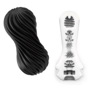 Tenga Flex Manual masturbator, Black - Amorana
