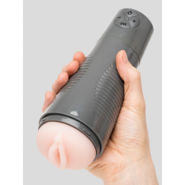 THRUST Pro Tech Realistic Vibrating Masturbator - Amorana