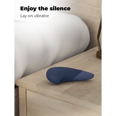 Womanizer Vibe Rechargeable Clitoral Vibrator - Blue, Dark blue - Amorana