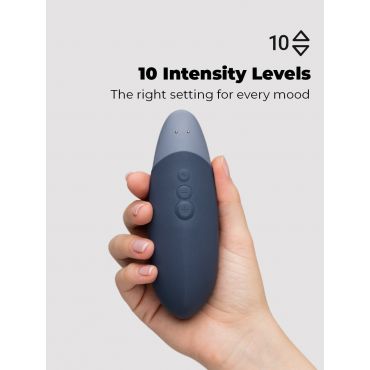 Womanizer Vibe Rechargeable Clitoral Vibrator - Blue, Dark blue - Amorana