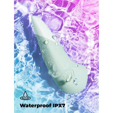 Womanizer Vibe Rechargeable Clitoral Vibrator - Sage, Green - Amorana