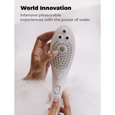 Womanizer Wave Clitoral Stimulation Shower Head, White - Amorana