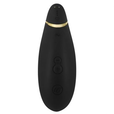 Womanizer Premium Pleasure Air Clitoral Stimulator, Black - Amorana