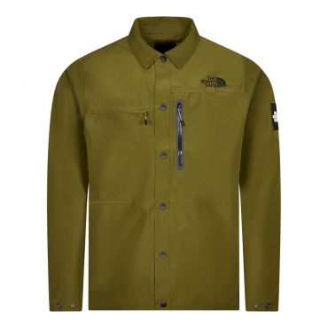 Amos Tech Overshirt - Forest Olive