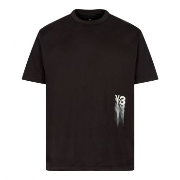 Blur Logo T-Shirt - Black