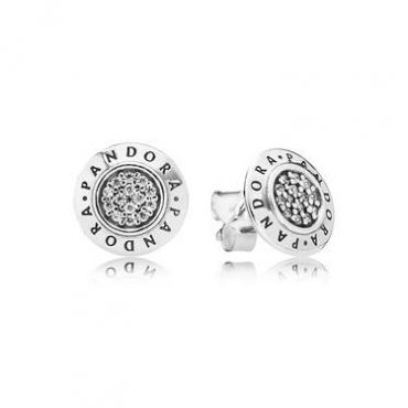 Pandora Signature Stud Earrings - Silver